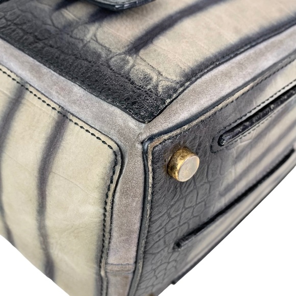 YSL Muse Two Crocodile Satchel Bag - Picture 10 of 16